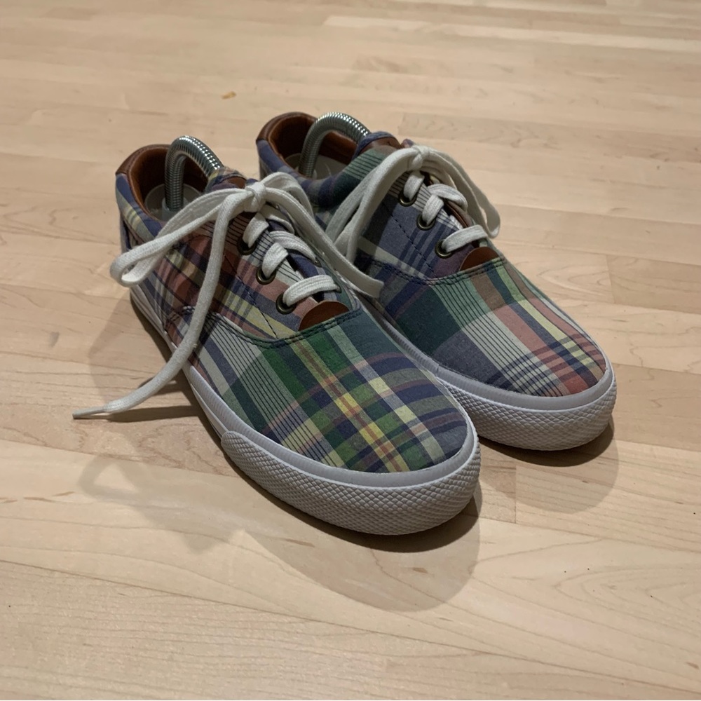 Ralph Lauren Plaid Sneakers